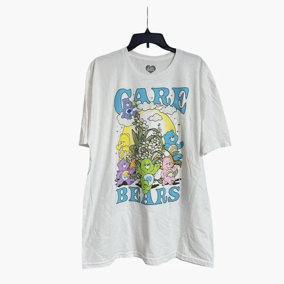 Care Bears Graphic T-Shirt XL 46-48 Short Sleeve Crew Neck Men’s | Unisex Tee - Picture 4 of 8